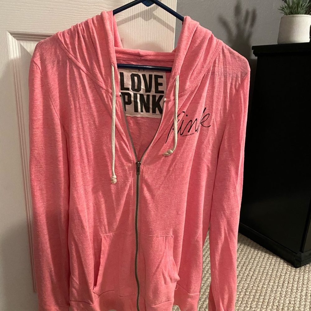 Victoria’s Secret Pink zip up hoodie